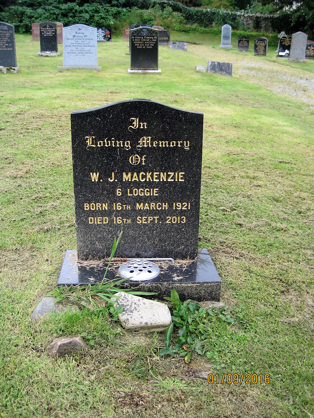 W J Mackenzie 2013