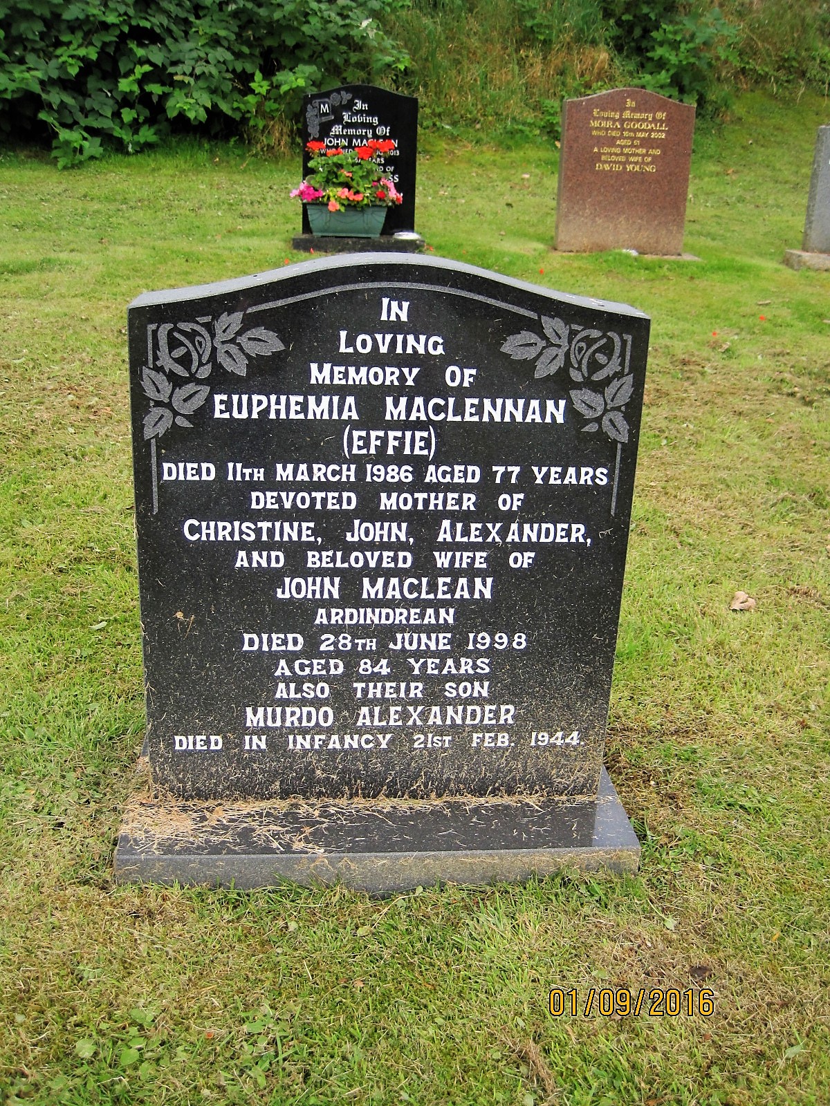 Euphemia 'Effie' Maclennan 1986