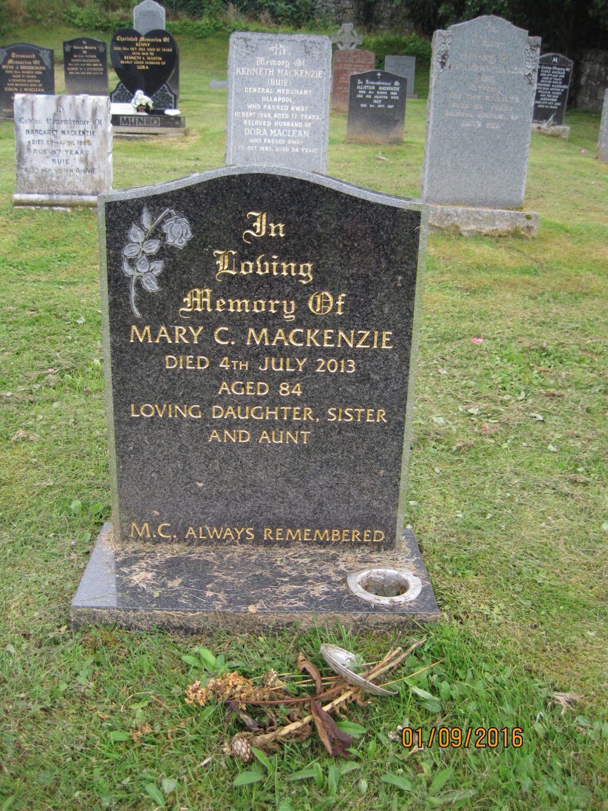 Mary C Mackenzie 2013