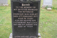 N77 - Reverend Duncan Macaulay